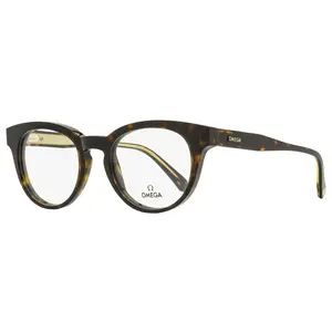 Omega Pantos Eyeglasses OM5003H 052 Dark Havana/Crystal 52mm 5003