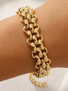 Vintage Bracelet Unique Chain Fashion Design, Retro Style Titanium Steel Wristband, All Seasons Accessory for Men and Women