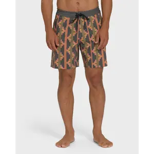 Good Times Lo Tide Boardshorts - Rust