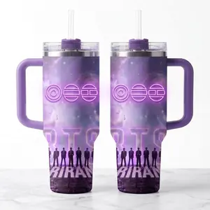 Arirang World Tour 2026 KPOP Inspired Tumbler 40oz/20oz Cup, Fans Merch, Insulated Travel Mug with Straw Lid, Gift for fans