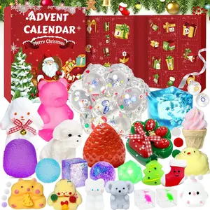2026 Fidget Advent Christmas Countdown Calendar 24 Days of Surprises Fidget Toys Box Xmas Toys for Sock Stuffing & Christmas Gift
