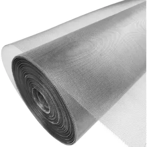 304 Stainless Steel Window Screen Mesh, 27.5in X 9.8ft Metal Woven Wire Mesh, Easy to Cut and Install, for Home Office Screen Replacement