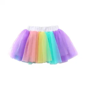 SALE Rainbow Chiffon Skirt