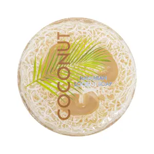 Coconut Sea Salt & Kukui Exfoliating Loofah Soap 4.75oz