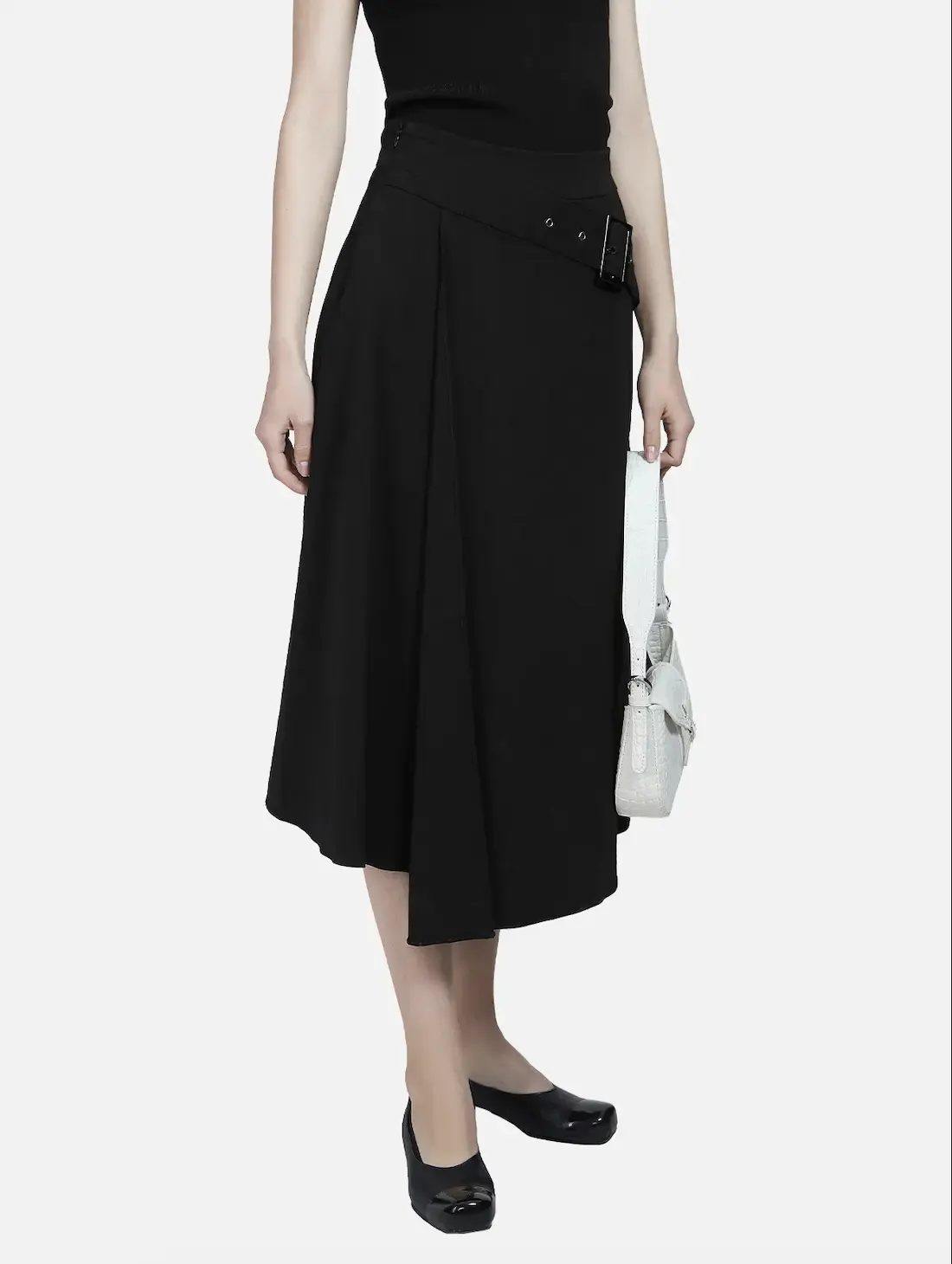Elegant Asymmetrical Hem Skirt – Modern Sophistication Redefined