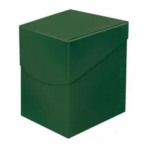 Ultra PRO ULP85687 Eclipse Pro 100 Plus Deck Box - Forest Green, Trade Card Box, Card Sleeve Holder, Collectible Storage Accessory