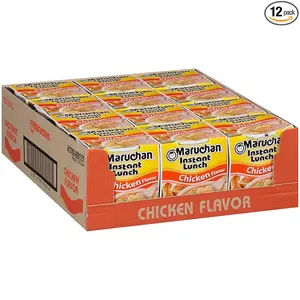 Instant Ramen Noodle Soup, Microwaveable Meal, 2.25 Ounce (Pack of 12)