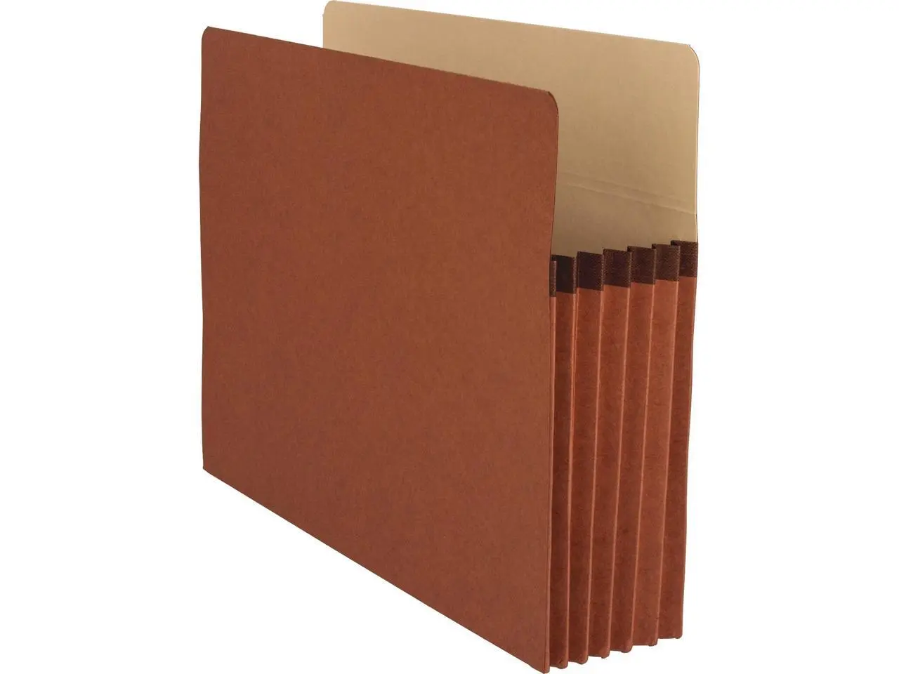 Business Source File Pocket 5-1/4" Exp. Letter 10/BX Redrope 65792