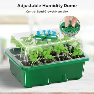 seedling dome for acclimating tissue culture plants