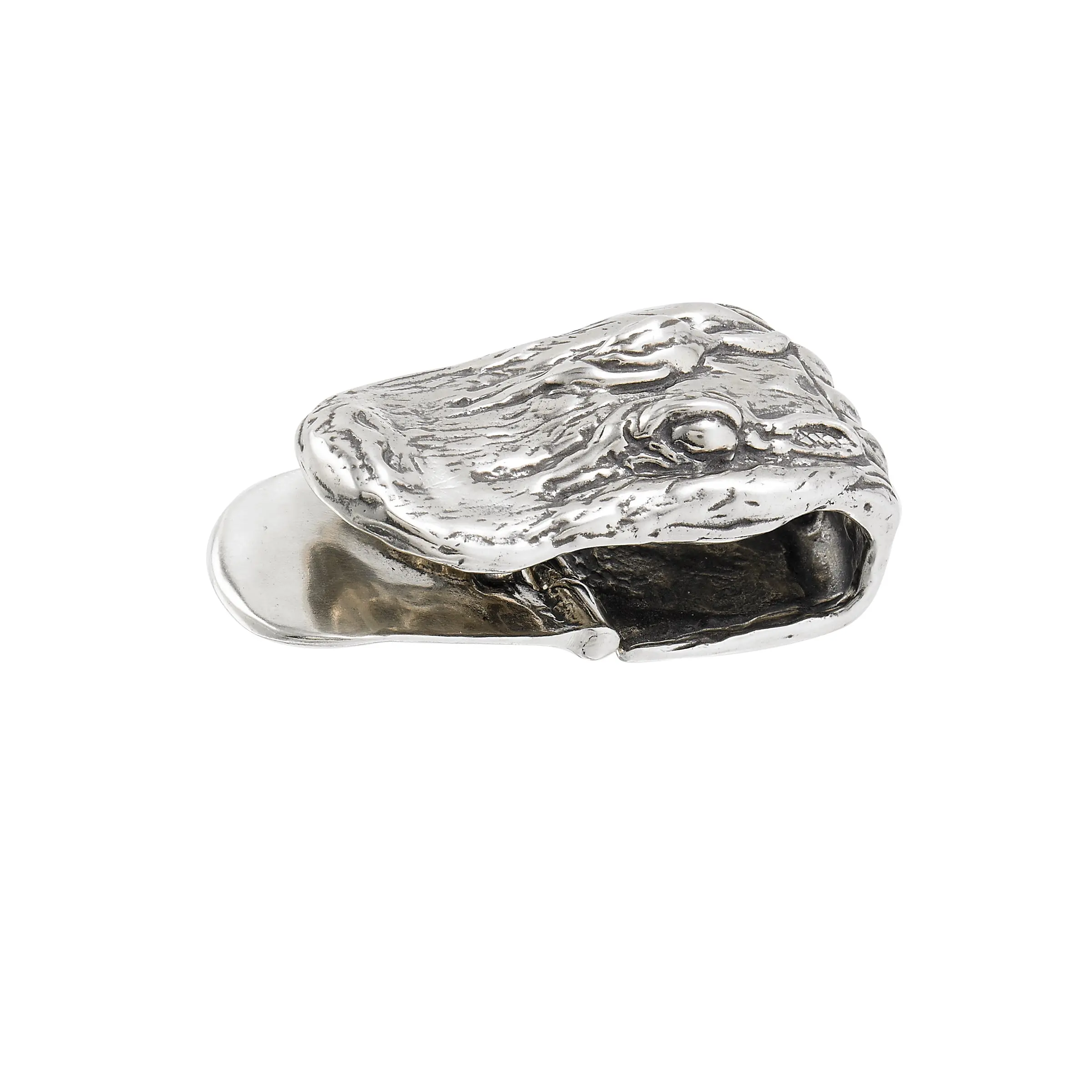 Silver Alligator Money Clip