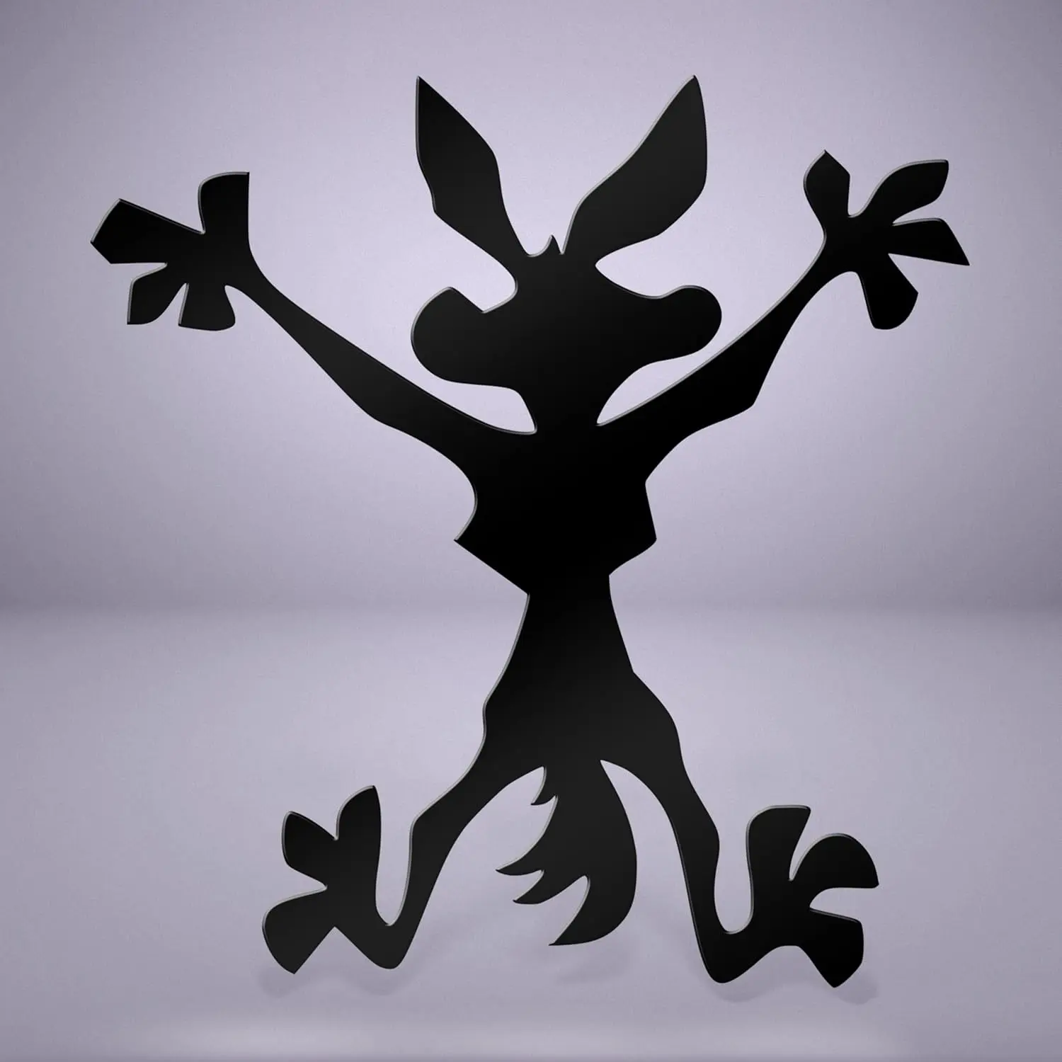 Wile E Coyote Crash Decal Sticker – Funny Vinyl Dent Cover for Cars (Various Sizes) – Car Accessories for Hiding Scratches & Dents (Inch)