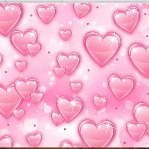 Vintage 90s Pink Heart Backdrop Tapestry - Durable Peach Light Beige Fabric, Easy to Hang with Hooks, Multi-Size Options (40x30 to 90x60 Inches) for Birthday Parties, Glamour Photoshoots, Sofa Cover & Wall Decor, Picnic Blanket