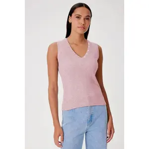 Goldie Tees Daniella Top in Rose