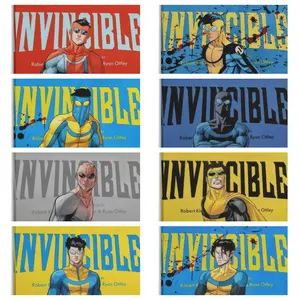 Invincible Superhero Canvas Print Posters, Mark Grayson Comic Anime Wall Art, Modern Teen Boys Bedroom Dorm Game Room Home Decor Fan Gifts