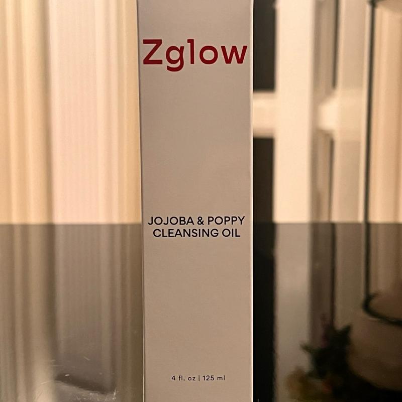 Zglow Jojoba and Poppy Cleansing Oil for All Skin Types - Gentle and Effective Makeup Remover - Comfort, Skincare