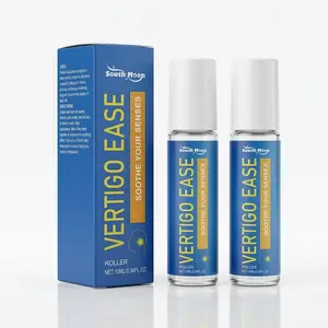 South Moon Vertigo Ease Aromatherapy Roll - Essential Oils for Dizziness & Nausea - 10ml - Buy One Get One Offer - Portable & Natural Relief