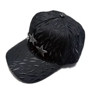 Textured Star Metal Mexican Cap #TexturedHat #MetalStar #MexicoStyle #Snapback #FlatBrimHat #Streetwear #UrbanFashion #HipHopHat #UnisexHat #StatementHat