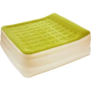 Air Cloud  King Size Green Raised Back Air Mattress