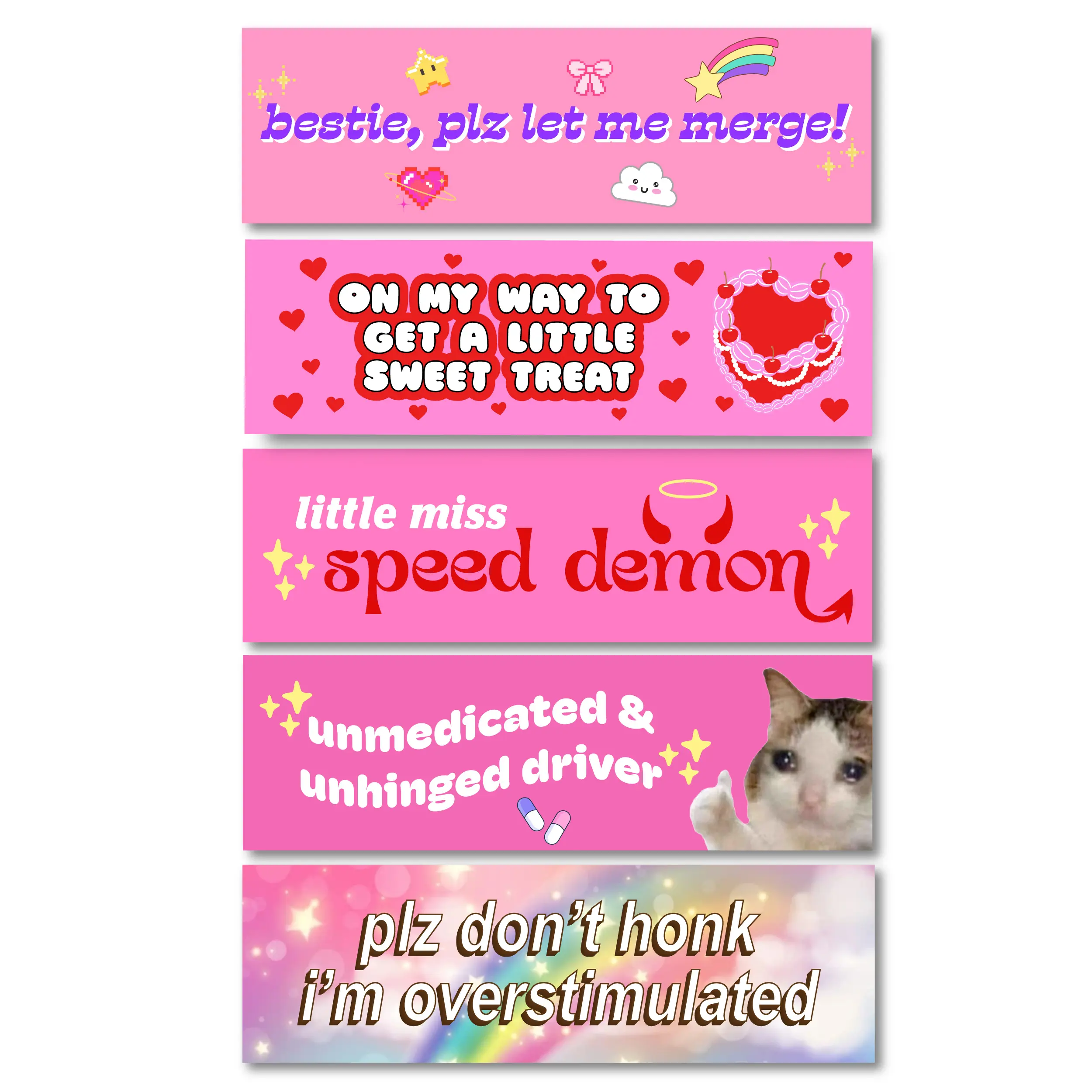Fun Car Sticker Bumper Magnets - Select Your Design To Decorate Your Car With Cute Bumper Magnet For Vehicle, Car Decal, Automotive Decoration