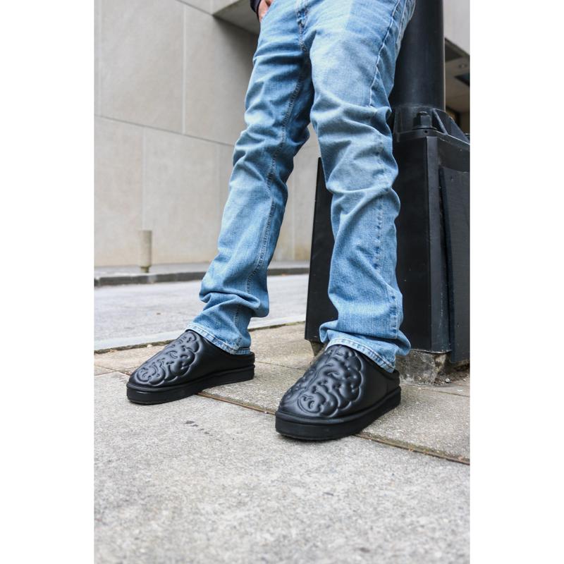 "FYPM Brain" Clogs Embossed Detailing Lightweight Durable Cushioned Sole Versatile Design US Men's Sizing 4-14