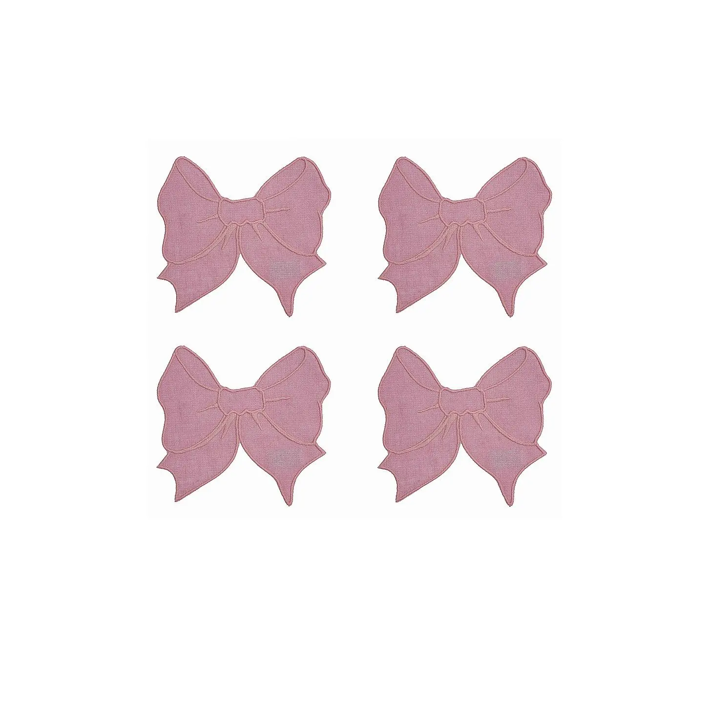 Chefanie Bow Cocktail Napkins Set Of 4