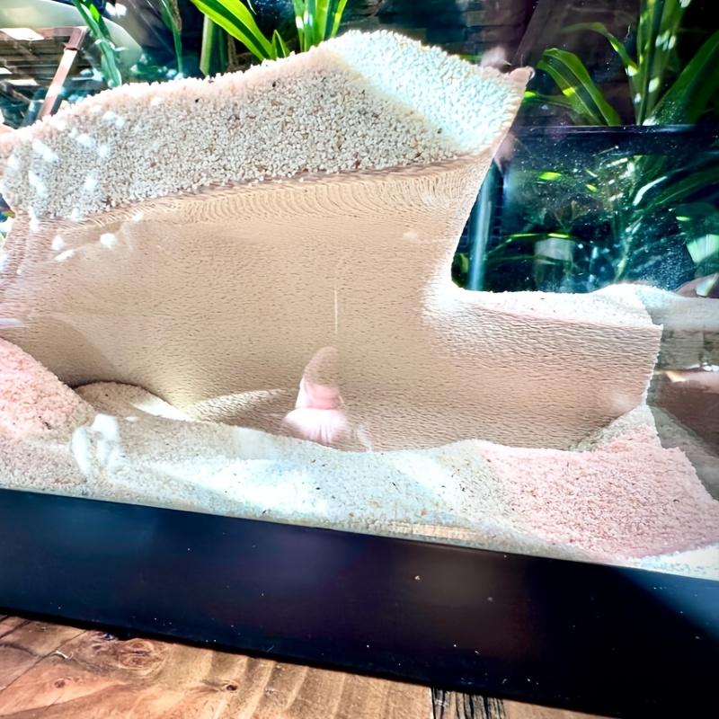 Corner Aquarium Cave for Aquatic Animals and Reptiles, Hideaway and Display Area, Ideal for Fish and Amphibians, Tank Decoration