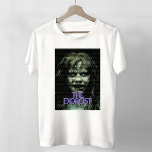 Supescas Exorcist Movie Horror T Shirt Shirt Graphic Tee Cool For Men With Graphics Women Funny Trending Customize Love Shirt