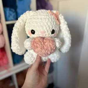 Bunny Love Handmade Crochet Plushie