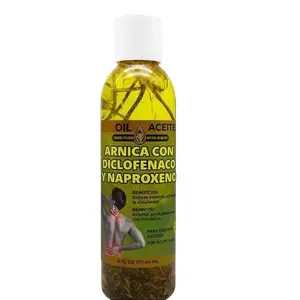 Aceite con Arnica 6 oz - Natural de Mexico, Dolores Agudos Musculares, Pain Relief, Moisturizing, No Additives or Artificial Ingredients Oil Body Care Cosmetic Comfort
