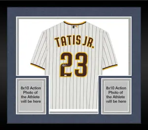 Framed Fernando Tatis Jr. San Diego Padres Autographed White Nike Replica Jersey - Fanatics Authentic Certified