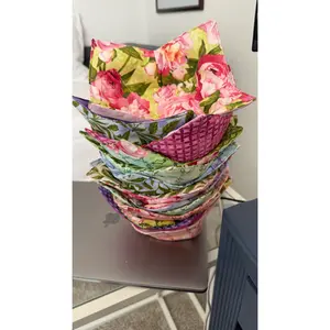 Bowl Cozies - hand sewn - microwavable - reversible - cute patterns - perfect for hot or cold bowls