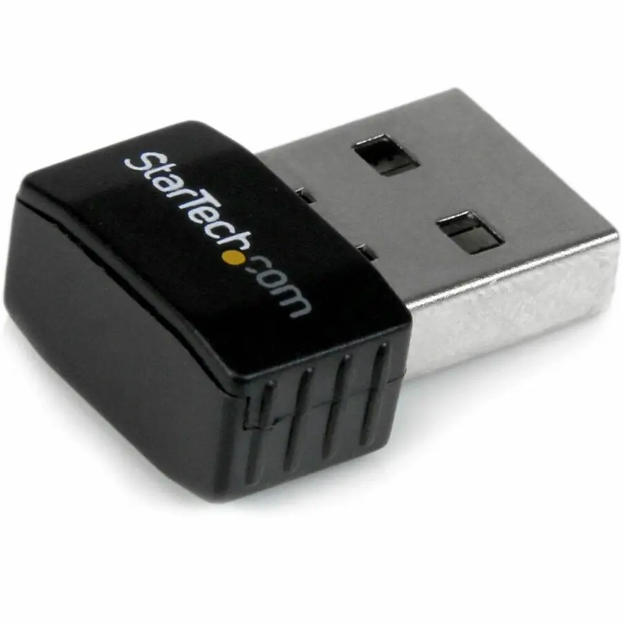 StarTech USB 2.0 Wireless-N Network Adapter - 300 Mbps, 802.11n 2T2R, USB Ports, Compact Form, Internal Antennas, Plastic Body, Wi-Fi Connect