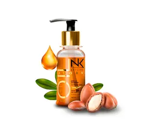 NK Styling Argan Oil - Silicone for hair - Nourishing Oil based on Moroccan Argan Oil, provides shine and impermeability to hair, nurishes and repairs the hair. 120ml / 4 oz.