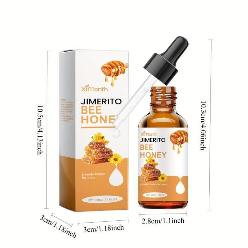 Natural Honey Eye Care Serum 30ML - Refreshing, Moisturizing & Soothing Eye Drops for Dry, Irritated Eyes, Gentle Daily Use Honey Eye Care for Tired, Screen-Strained Eyest