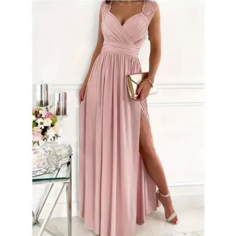 knee length dresses for ladies La Femme 29650 - Long Lace Sheath Dress main image 1