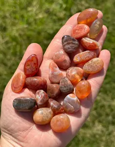 Fire Agate Tumbled Stone