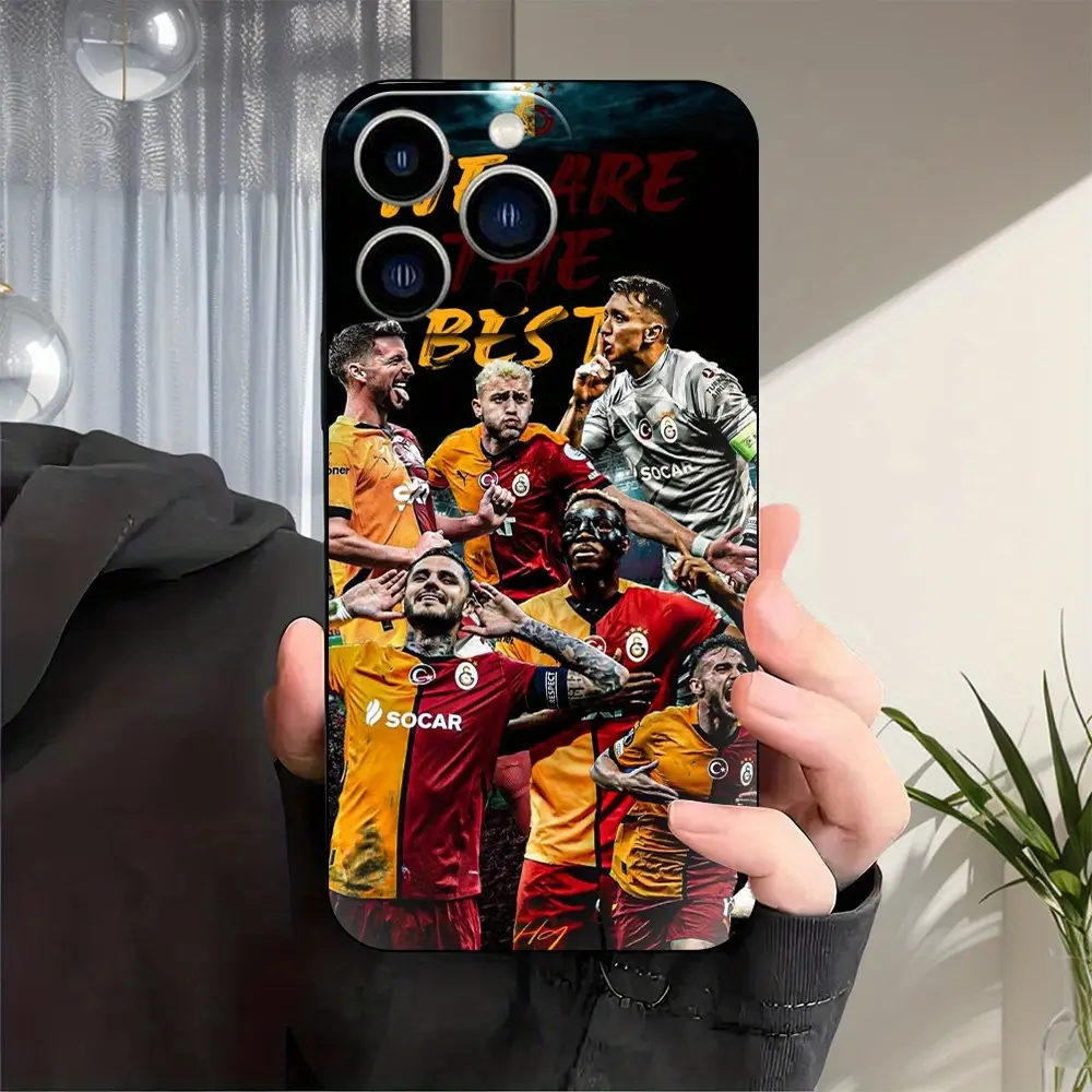 iPhone case Galatasaray Cute Patternchic for iPhone Case, Shockproof with Lens Protection, Compatible for iPhone 11/ 12/ 13/ 14/ 15/ 16 Pro Max/ Plus