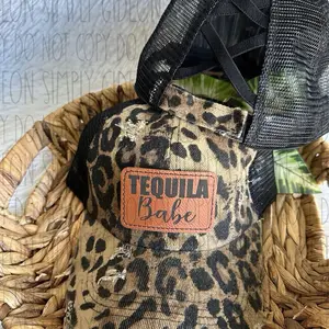 Tequila Babe Criss Cross Ponytail Hat