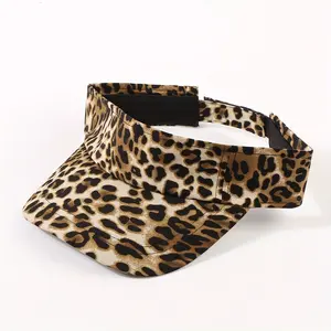1 Fashion Leopard Print Trendy Casual Hat Unisex Street Hip-Hop Spring/Summer Party Cycling Face-Revealing Adjustable Bucket Hat