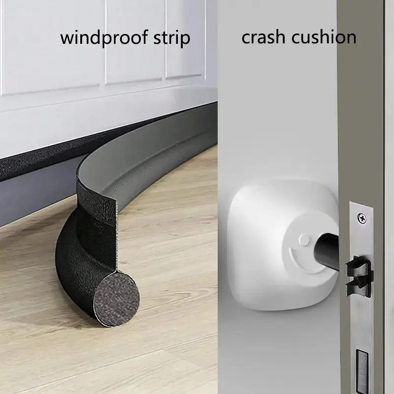 windproof strip and anti-collision pad set