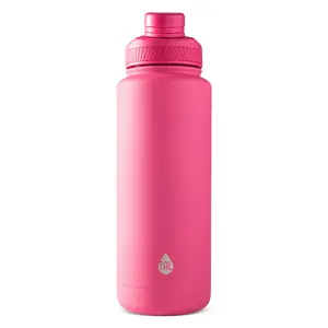 TAL Stainless Steel Ranger Water Bottle 40oz - Pink, Durable & Easy to Clean, Perfect for Sports & Travel, 40 Ounces Capacity