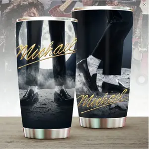Michael Jackson Moonwalk  Cup Mug Tumbler 20oz, Michael Jackson Water Bottles, Pop Music Tumbler, Pop Fan Gift, Gift For Pop Music Lovers, Gothic Punk Emo Grunge Y2K Gift