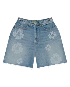 DENIM TEARS LASER WREATH DENIM SHORTS