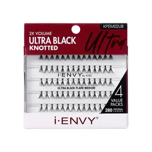 I-ENVY Ultra Black Knotted Individual Lash Multi Pack (280pcs)