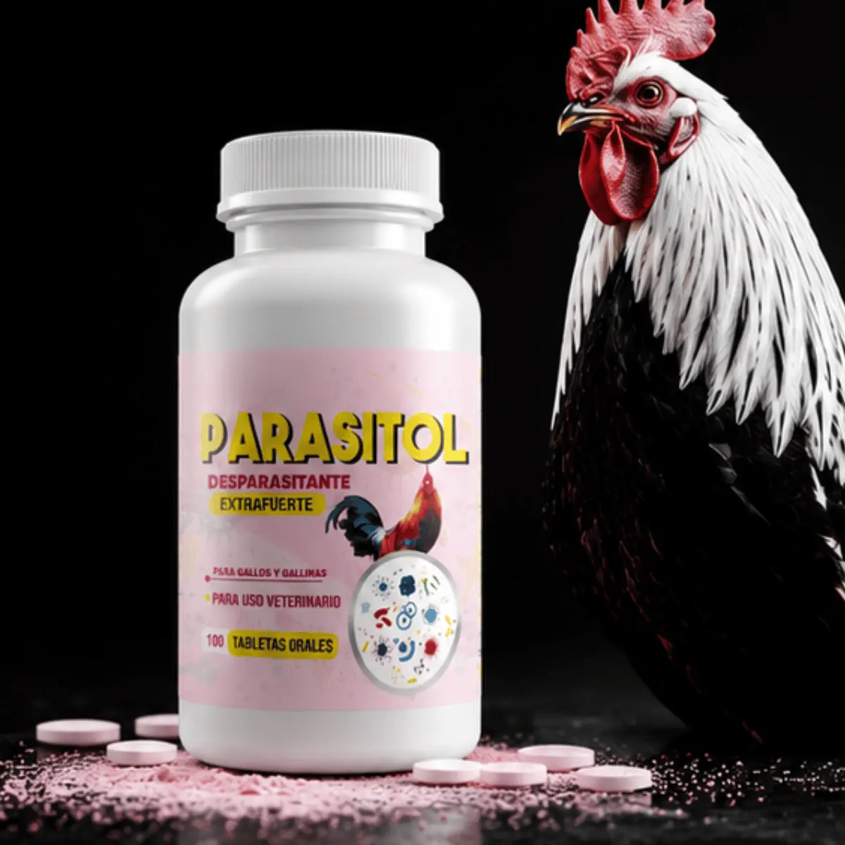 Parasitol Premium Internal Wellness Formula for Roosters | Healthy Digestive Support & Gut Balance for Strong, Active Gamefowl