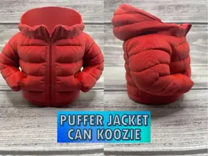 Puffer Jacket Koozie