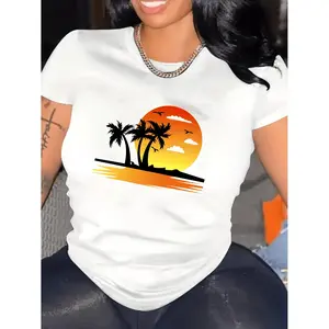 S274 Personalized Printed Casual Short-sleeved Shirt