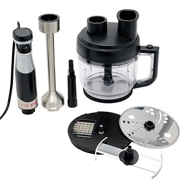 Chef Jet Jet Tila 5-in-1 Immersion Hand Blender/Food Processer with Attachments