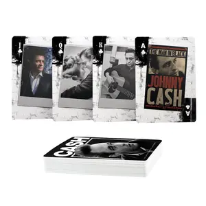 Johnny Cash Playing Cards