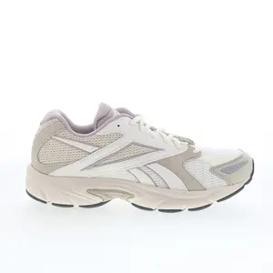 Reebok Road Prime Mens Beige Mesh Lace Up Lifestyle Sneakers Shoes